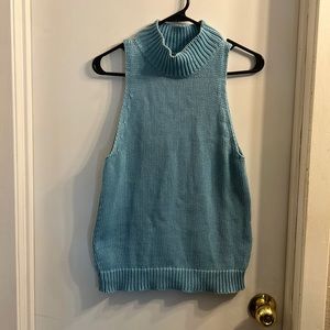 Banana Republic, size Med, light blue, sweater tank.